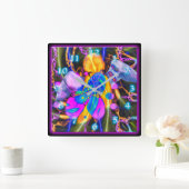 エンジェルハート角壁時計 スクエア壁時計 (ホーム)