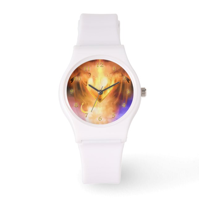 エンジェルハート「私のハートを解く」 腕時計 (正面)