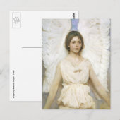 エンジェルバイアボットタイヤーヴィンテージビクトリアンファインアート ポストカード (正面/裏面)