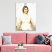 エンジェルバイアボット・セイヤー、ヴィンテージビクトリアンファインアート キャンバスプリント (インサイチュ (リビング))