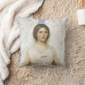 エンジェルバイアボット・セイヤー、ヴィンテージビクトリアンファインアート クッション (ブランケット)