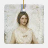 エンジェルバイアボット・セイヤー、ヴィンテージビクトリアンファインアート セラミックオーナメント (裏面)