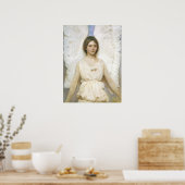 エンジェルバイアボット・セイヤー、ヴィンテージビクトリアンファインアート ポスター (キッチン)