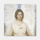 エンジェルバイアボット・セイヤー、ヴィンテージビクトリアンファインアート マグネット (正面)