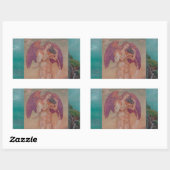 エンジェルバイ海 長方形シール (シート)