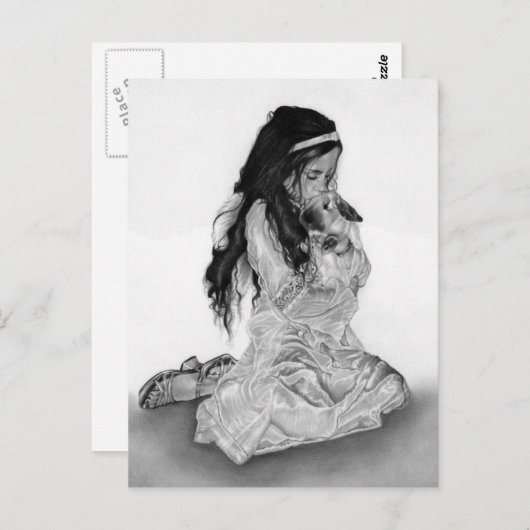 エンジェルバニー葉書 ポストカード (正面/裏面)