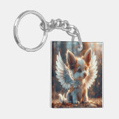 エンジェルパピーデジタルアート キーホルダー (正面左)