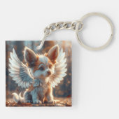 エンジェルパピーデジタルアート キーホルダー (裏面)