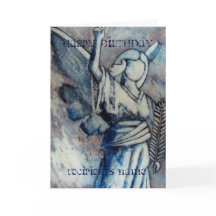 エンジェルパーソナライズされたハッピーバースデーアートカード