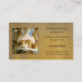 エンジェルヒーリング祈りの言葉悲しみカウンセラー写真 名刺 (裏面)