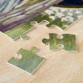 エンジェルビクトリアンとヴィンテージイースターリリーの花 ジグソーパズル (側面)