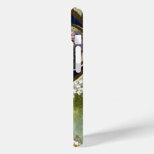 エンジェルビクトリアンとヴィンテージイースターリリーの花 Case-Mate iPhoneケース (裏面 / 左)