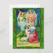 エンジェルビクトリアンアートのカード、はがき シーズンポストカード (正面/裏面)