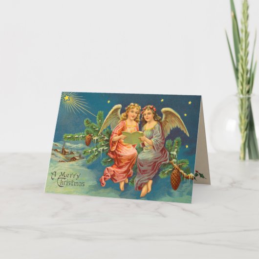 エンジェルビクトリアンクリスマスカード シーズンカード (正面)