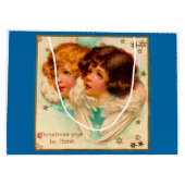 エンジェルビクトリアンスクリスマスジョイズビーシヌ ラージペーパーバッグ (裏面)