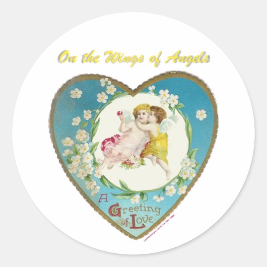 エンジェルビクトリアンス・ギフトにバレンタイン ラウンドシール (正面)