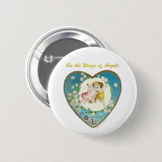 エンジェルビクトリアンス・ギフトにバレンタイン 缶バッジ (正面&裏面)