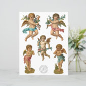 エンジェルビクトリアンズ切り出しフッシーカットスクラップブック紙 (スタンド正面)