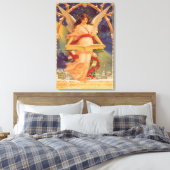 エンジェルビクトリアンズ読・バイブル キャンバスプリント (インサイチュ (寝室))