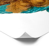 エンジェルビクトリアンヴィンテージフローライースター ポスター (角)