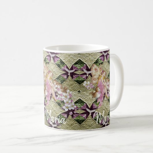 エンジェルビクトリアン・バード・マグ コーヒーマグカップ (正面右)