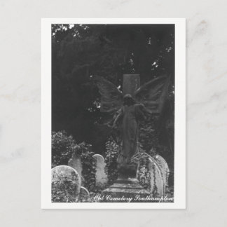 エンジェルピツオールド墓地はがき文字 ポストカード