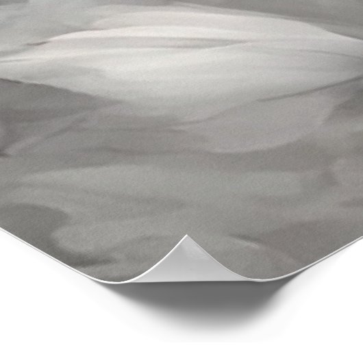 エンジェルピンクローズモダンアートポスター ポスター (角)