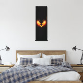 エンジェルファイアハートウィング キャンバスプリント (インサイチュ (寝室))
