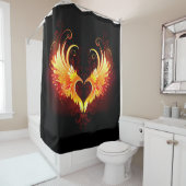 エンジェルファイアハートウィング シャワーカーテン (インサイチュ)