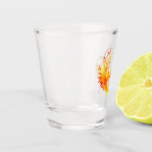 エンジェルファイアハートウィング ショットグラス (左)