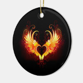 エンジェルファイアハートウィング セラミックオーナメント (左)
