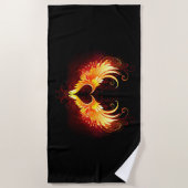 エンジェルファイアハートウィング ビーチタオル (正面)