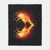 エンジェルファイアハートウィング フリースブランケット (正面)