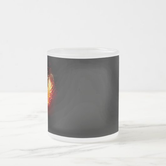 エンジェルファイアハートウィング フロストグラスマグカップ (中央)