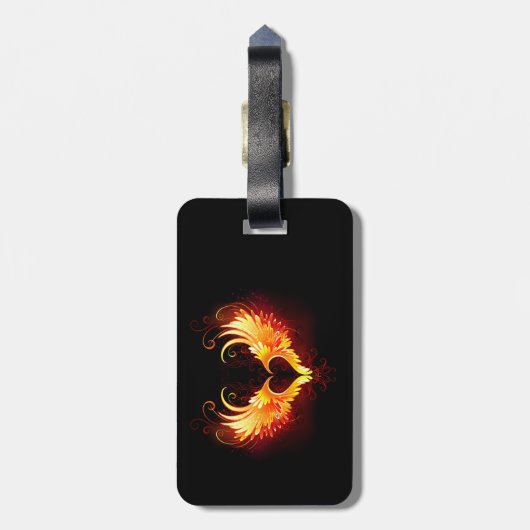 エンジェルファイアハートウィング ラゲッジタグ (裏面縦)