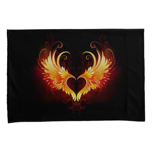 エンジェルファイアハートウィング 枕カバー (正面右)