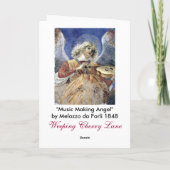 エンジェルファインアートルネッサンスクリスマスカード シーズンカード (裏面)