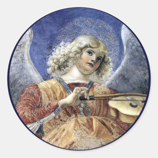 エンジェルファインアートルネッサンスステッカー ラウンドシール (正面)