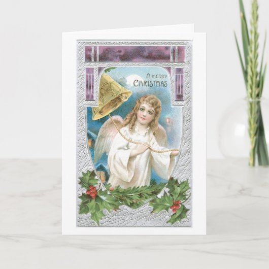 エンジェルファッションド・オールド・クリスマス シーズンカード (正面)