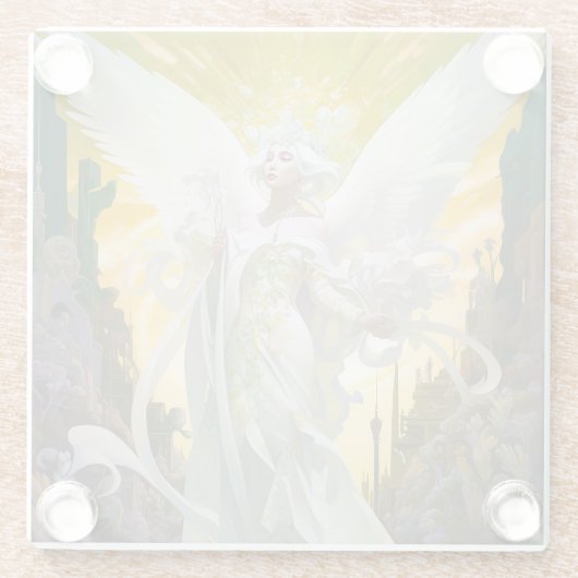 エンジェルファンタジーアート ガラスコースター (裏面)