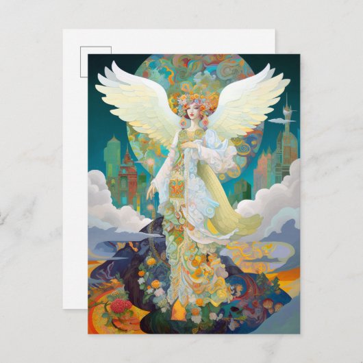 エンジェルファンタジーアート ポストカード (正面/裏面)