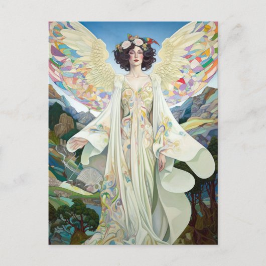 エンジェルファンタジーアート ポストカード (正面)