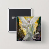 エンジェルファンタジーアート 缶バッジ (正面&裏面)