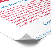 エンジェルファームのハートグラフ ポスター (角)