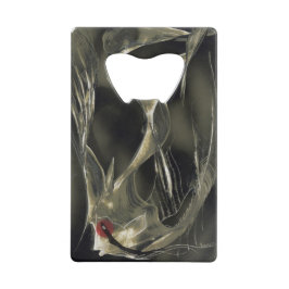 エンジェルフィッシュ水中競技抽象芸術 クレジットカード栓抜き