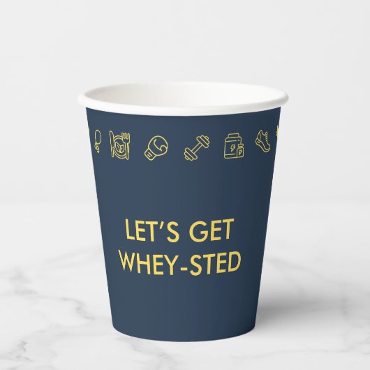 エンジェルフィットネスコラボ紙カップ 紙コップ (正面)