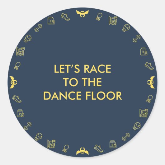 エンジェルフィットネスコラボ ラウンドシール (正面)