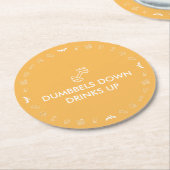 エンジェルフィットネスコラボ ラウンドペーパーコースター (アングル)