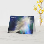 エンジェルフェザーとスターズカード カード (黄色い花)