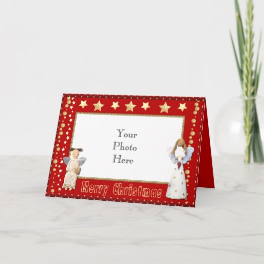 エンジェルフォトクリスマス シーズンカード (正面)